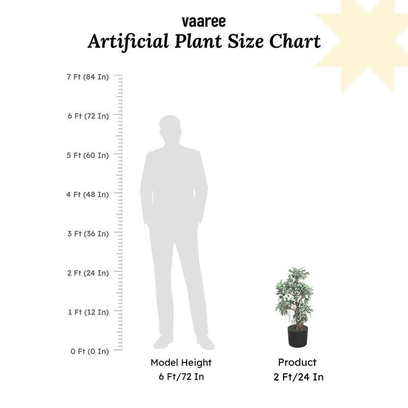 Verdant Vibes Artificial Plant With Black Plastic Pot media 8