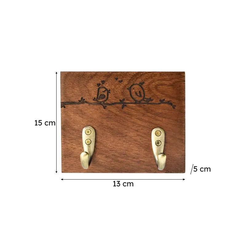Bird Buddies Wooden Key Holder media 6