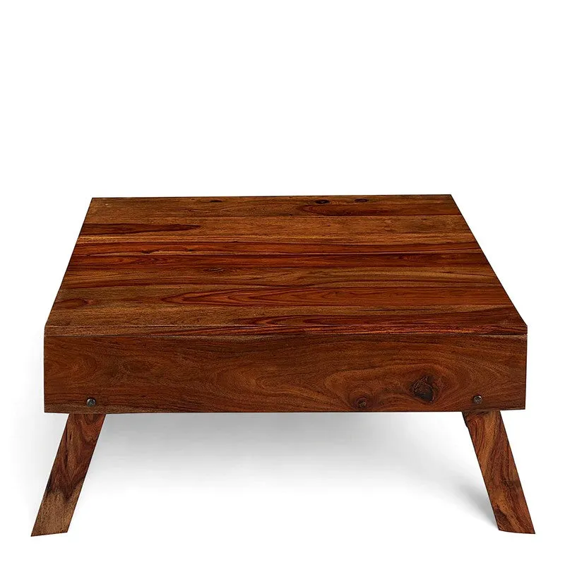 Servo Sheesham Wooden Center Table - Brown media 5