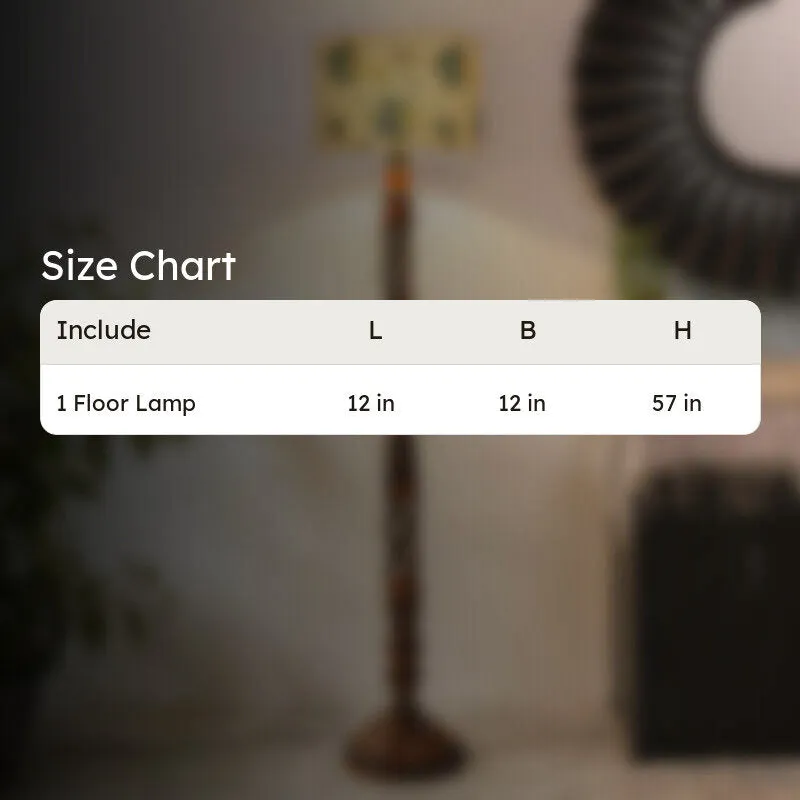 SlateRay Floor Lamp (Floral) media 10