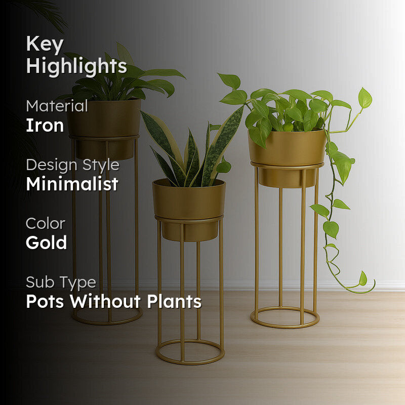 Growspire Planter With Stand - Set Of Three media 2
