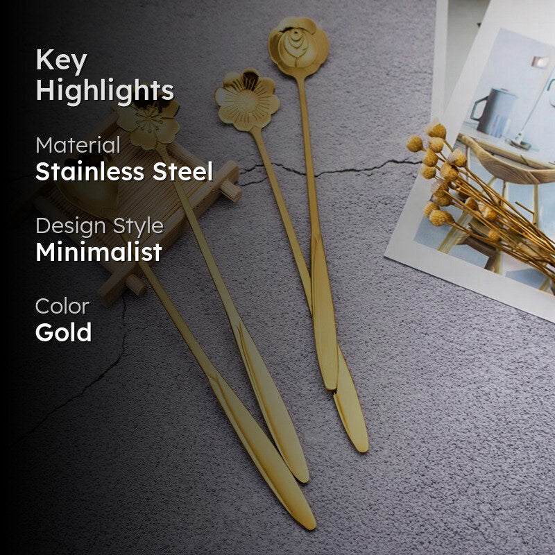 Stailess Steel Dessert Spoon - Set Of Four media 2