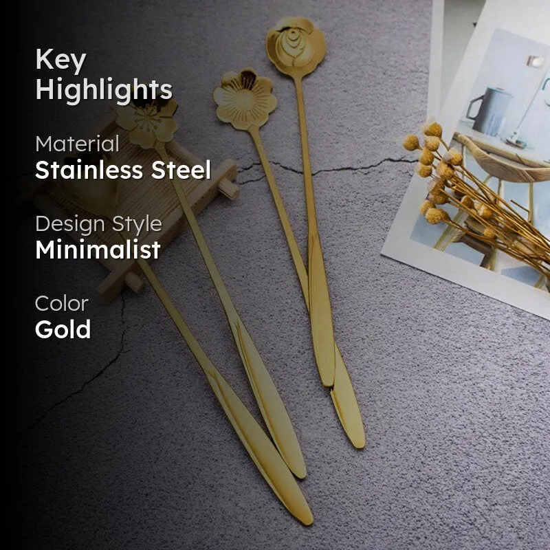 Stailess Steel Dessert Spoon - Set Of Four media 2