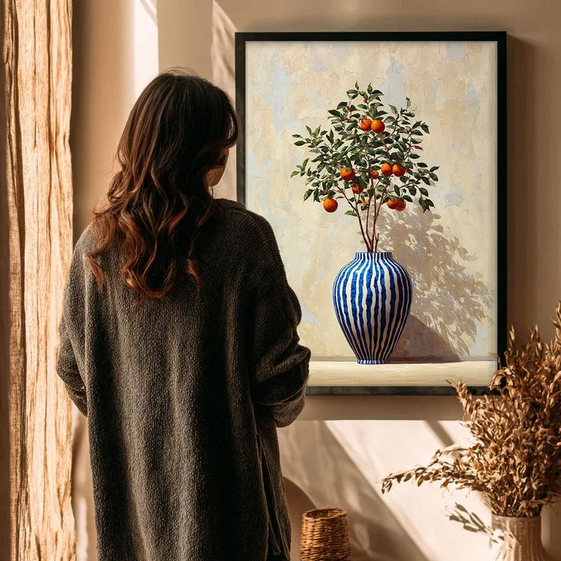 Rustic Zest Canvas Wall Painting - Black Frame media 5