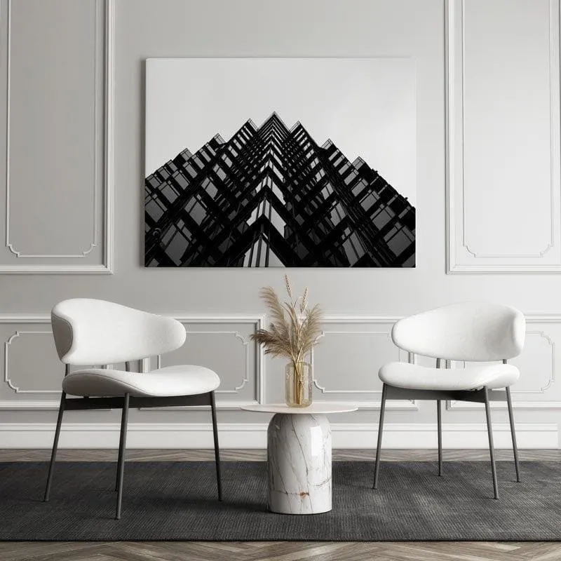 Edgy Skyscraper Canvas Wall Painting - Gallery Wrap media 3