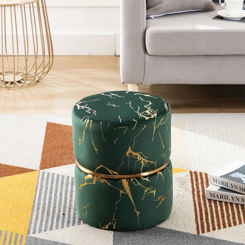 Mire Calmino Ottoman - Green