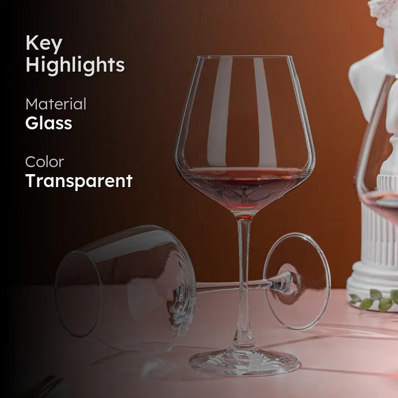 Zadie Red Wine Glasses (440 ML) - Set of Six media 2