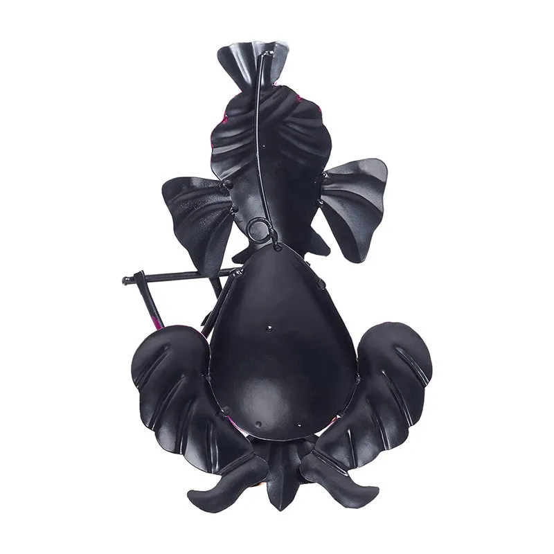 Ganesh Handcrafted Iron Wall Accent - Pink media 4