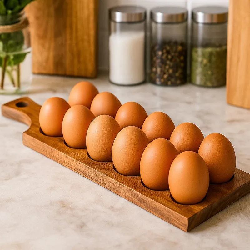 Oaknest Wooden Egg Holder media 3