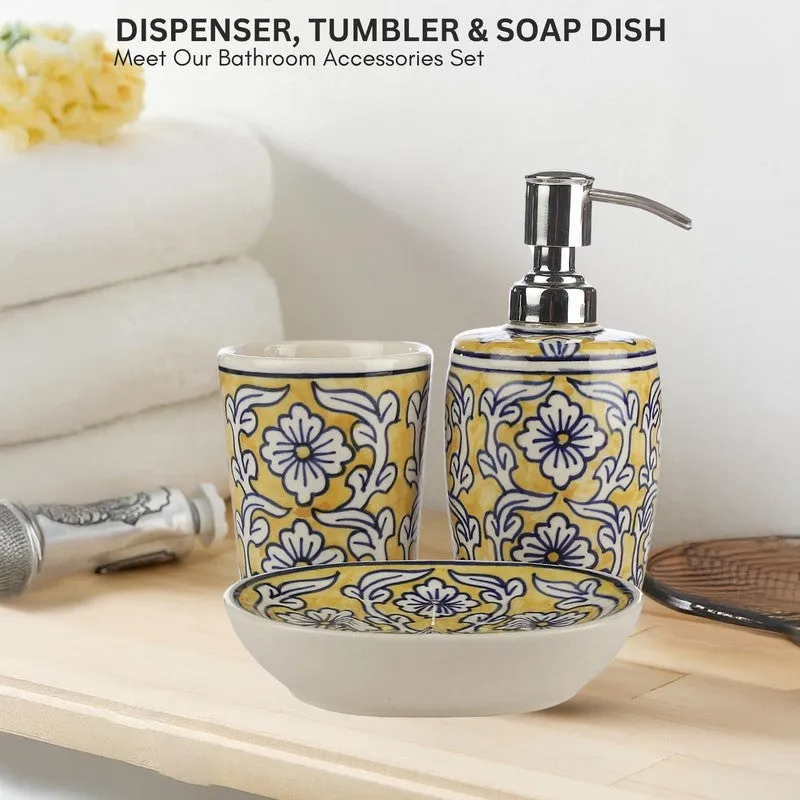 Compact & Stylish Bathroom Set - Three Piece Set media 3