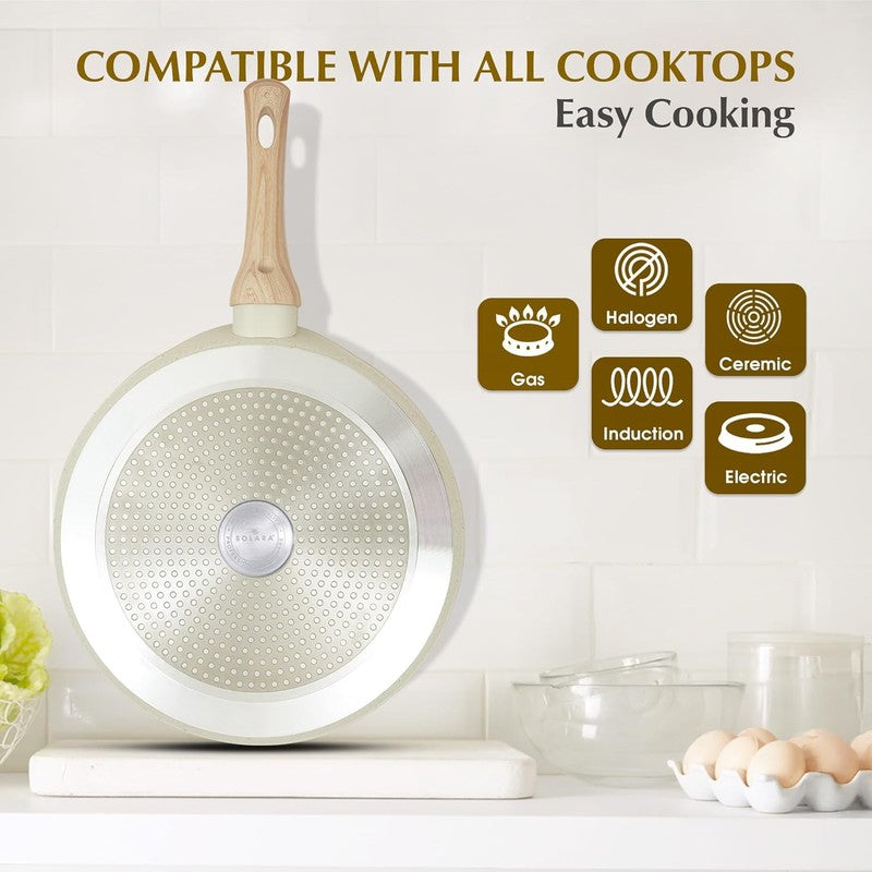 Solara Brewora Ceramic Dosa Tawa (White) - 28 cm media 6