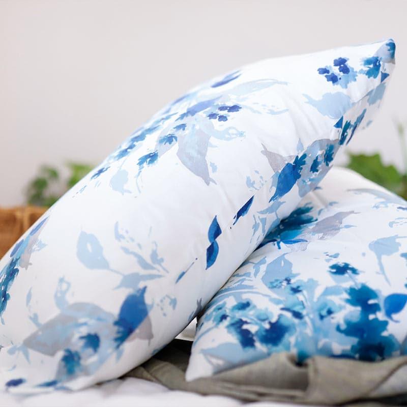 Agala Snapdragon Cotton Bedsheet (Blue)-254 TC media 6