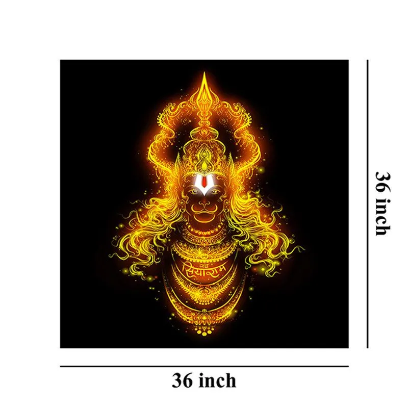Hanuman Wall Painting media 7
