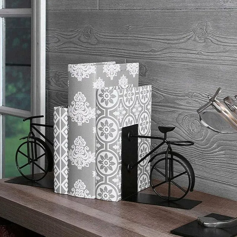 Bicycle Support Bookend - Set Of Two media 1
