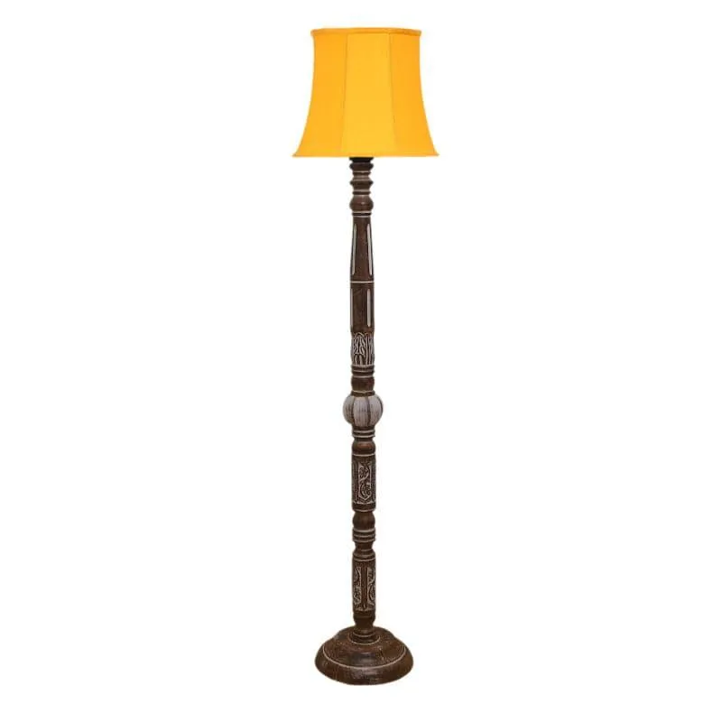 Colton Cone Floor Lamp - Yellow media 4