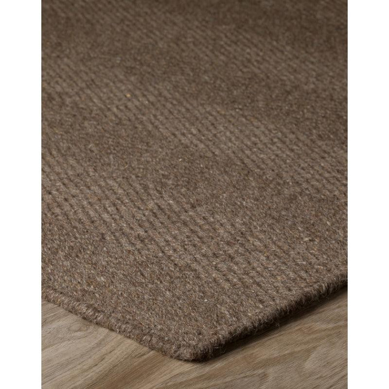 Handloom Hand Loomed Haven Wool Rug - Dark Brown media 6