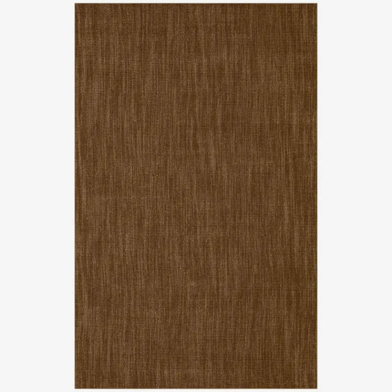 Ethereal Hand Loomed Wool Rug - Dark Brown media 1