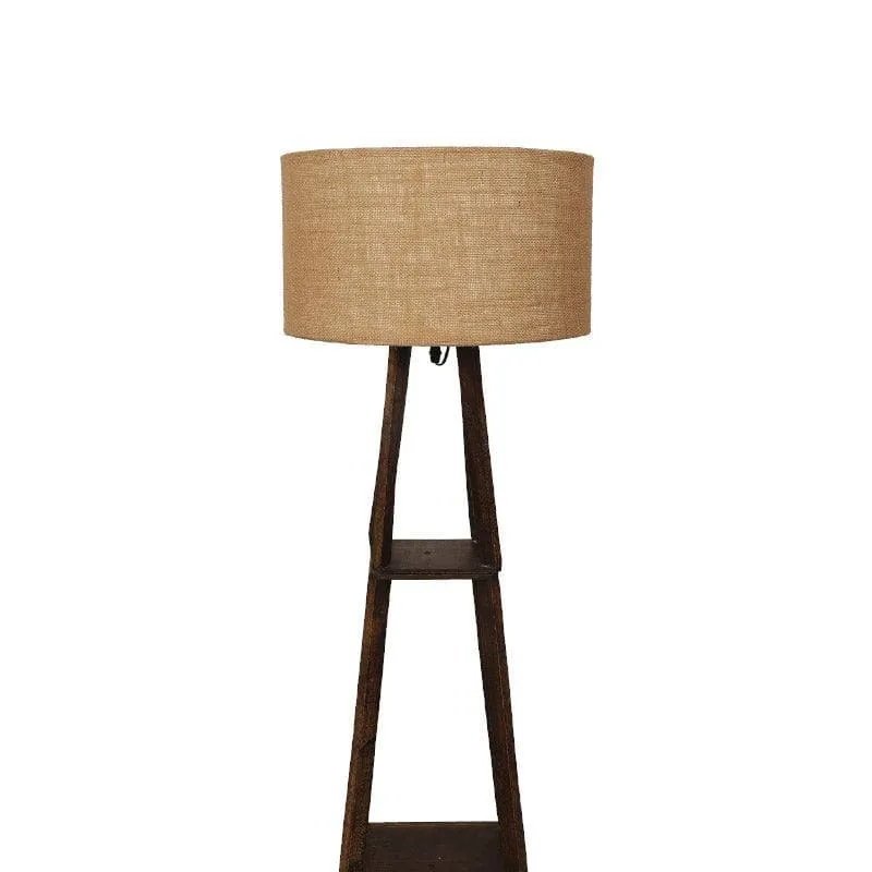 Seasa Wistera Floor Lamp With Shelf - Buff media 5