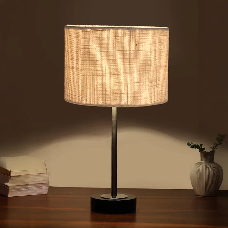 Sienna I Rodin Wooden Table Lamp - White,Silver,Black media 1