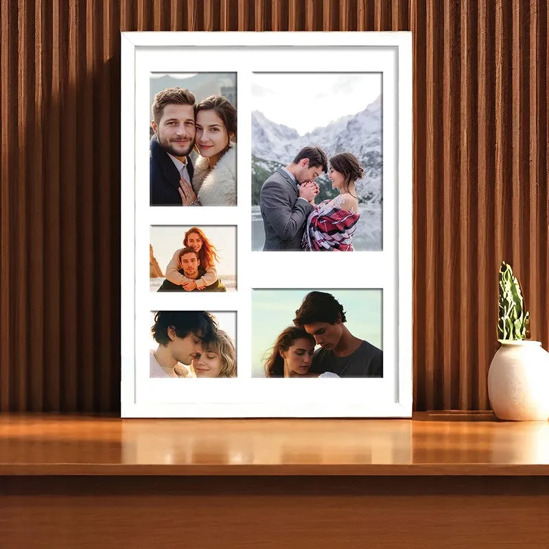 Souvenir Collage Photo Frame - White media 3