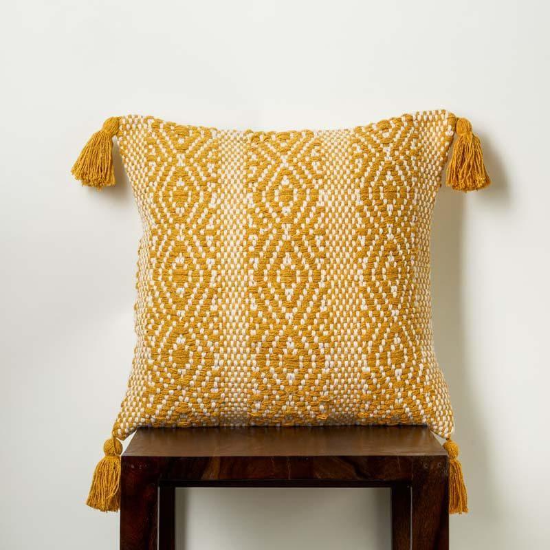Yellow Diamond Cushion Cover media 2