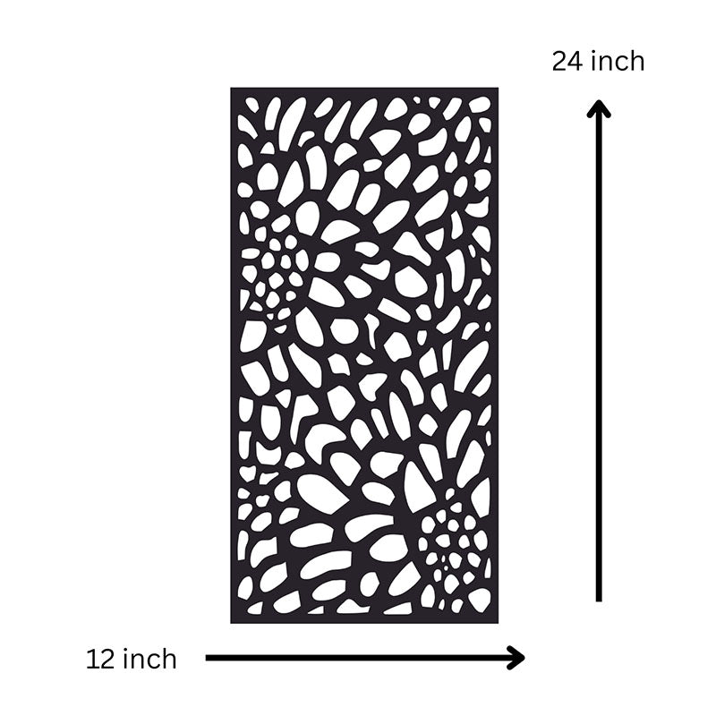 Petal Panel Iron Wall Accent media 5