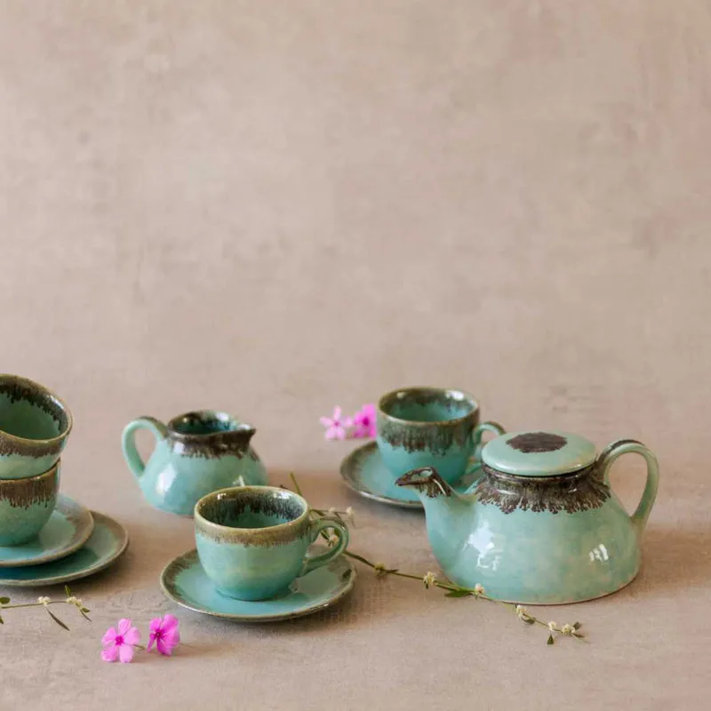Peppa Handmade Tea Sets & Tea Pots - Seven Piece Set media 4