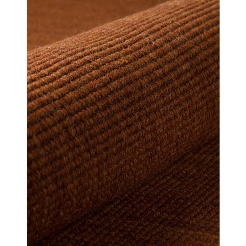 Ethereal Hand Loomed Wool Rug - Rust media 7
