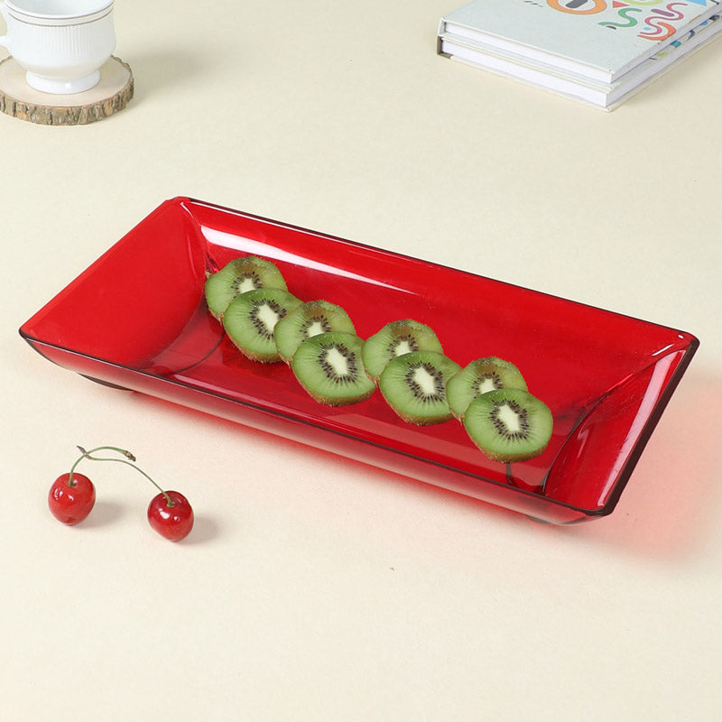 Vitara Polypropylene Platter - Red