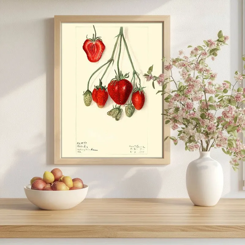 Juicy Harmony Archival Canvas Wall Art - Brown media 1