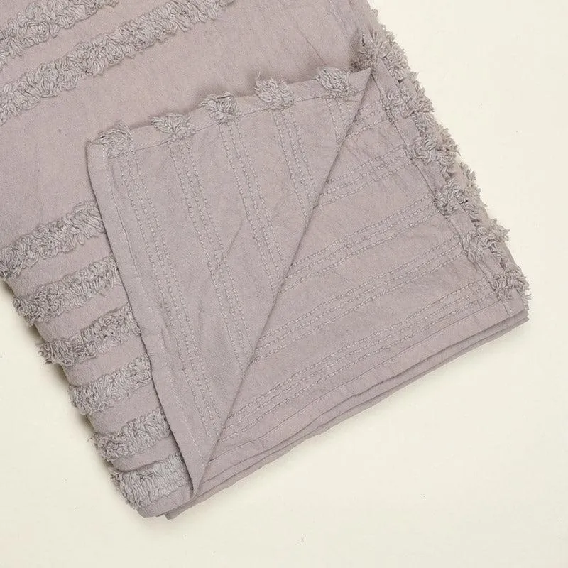 Nishtha Cotton Throw - Beige media 5