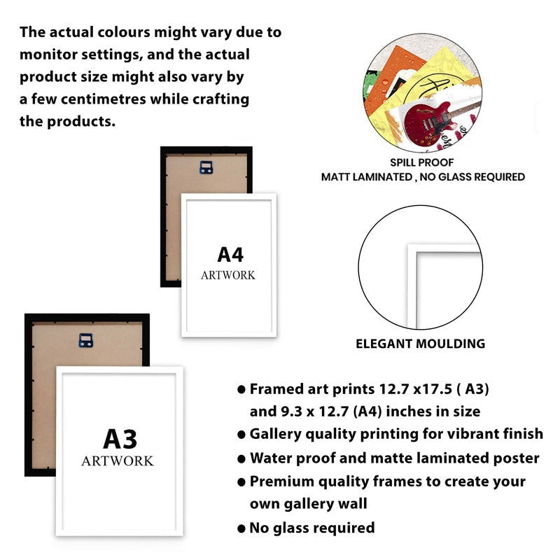Pichwai Delight Wall Art - Set Of Seven media 7