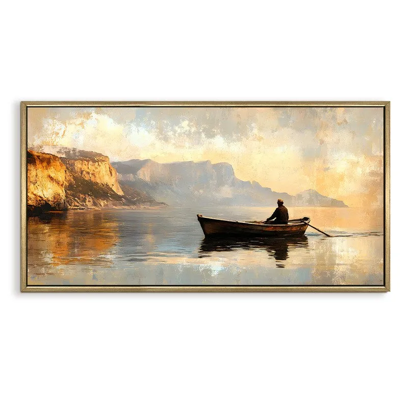 Afloat Canvas Wall Painting With Frame media 3