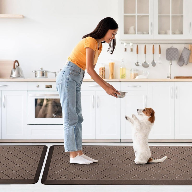 Geo Step Anti Skid PVC Anti-Fatigue Mat - Grey media 4
