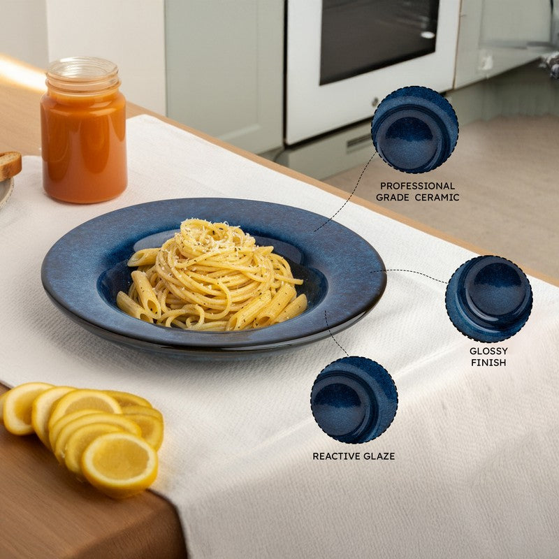 Reactor Ceramic Pasta Plate (Blue) - Set Of Two media 5