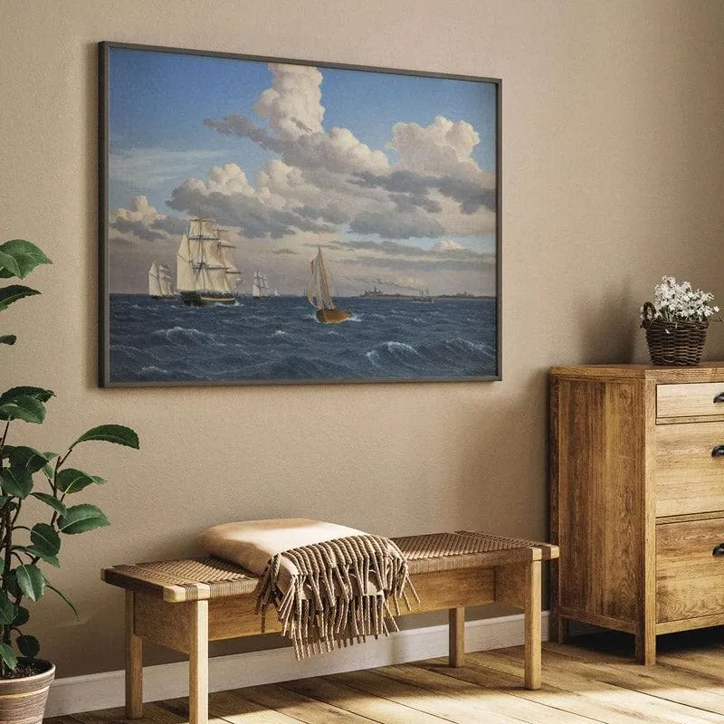 Kronborg Canvas Wall Painting - Black Frame media 5