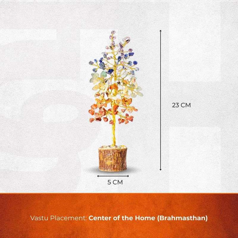 Seven Chakra Gemstone Tree Decorative Showpiece media 10
