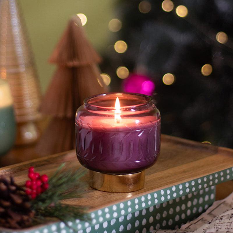 Persephone's Garden Pomegranate & Sage Scented Wax Candle media 3