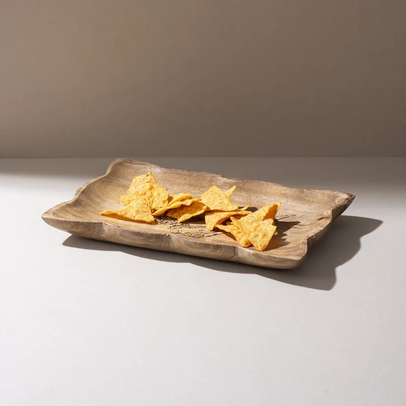 Triven I Handcrafted Mango Wood Platter media 4