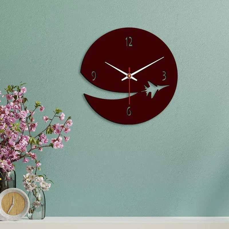 Sky Flyer Wooden Wall Clock media 4