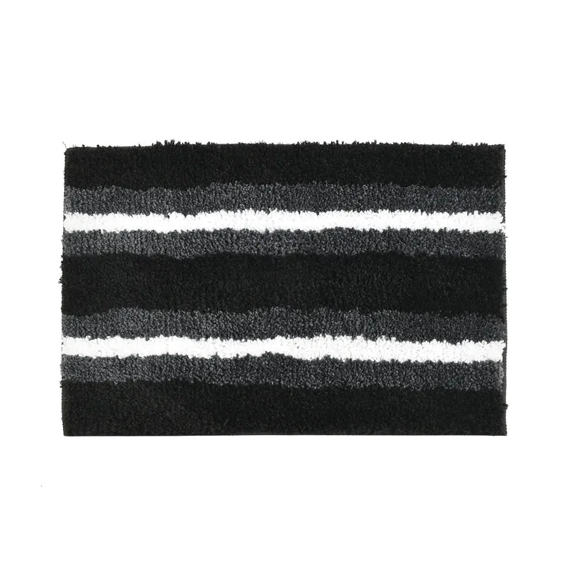 Nexa Cotton Bath Mat - Black media 1