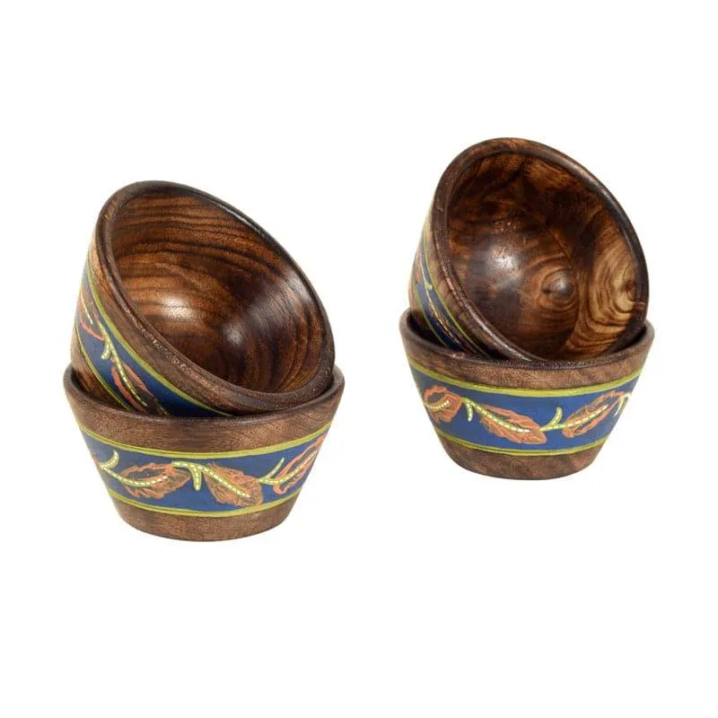 Iniya Wooden Bowl - Set Of Four media 4