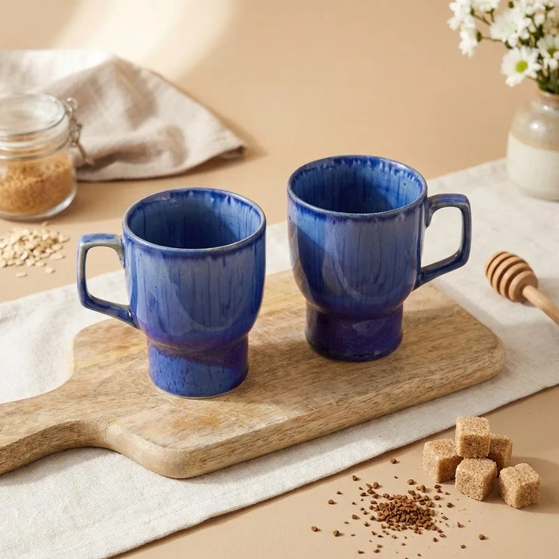 Gentle Ceramic Coffee Mug (320 mL Each) - Set Of Two media 1