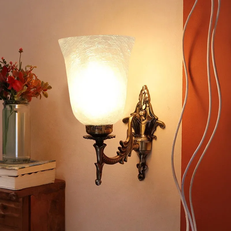Crystal Bloom Gothic Crown Glass Wall Lamp media 3