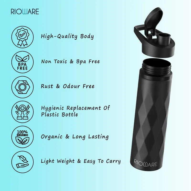 Rioware Drifto Water Bottle (Black) - 750 mL media 10