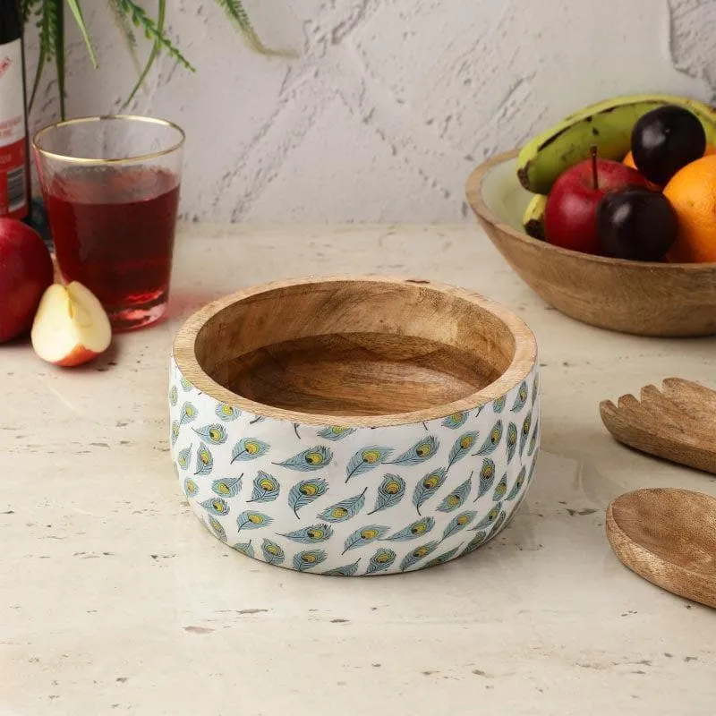 Feathered Boxy Serving Bowl media 4