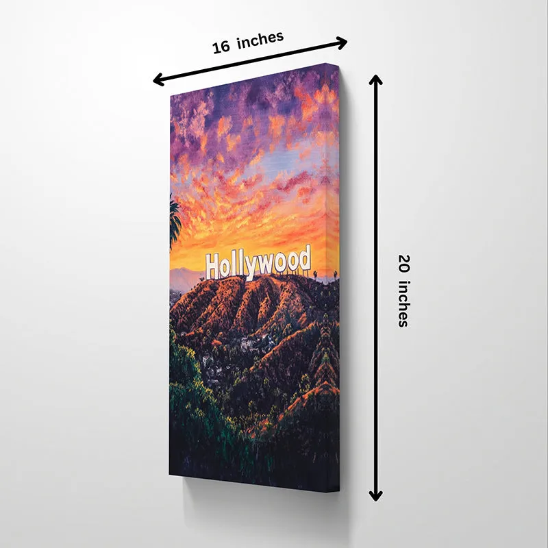 Hollywood Sunset Wall Painting media 5
