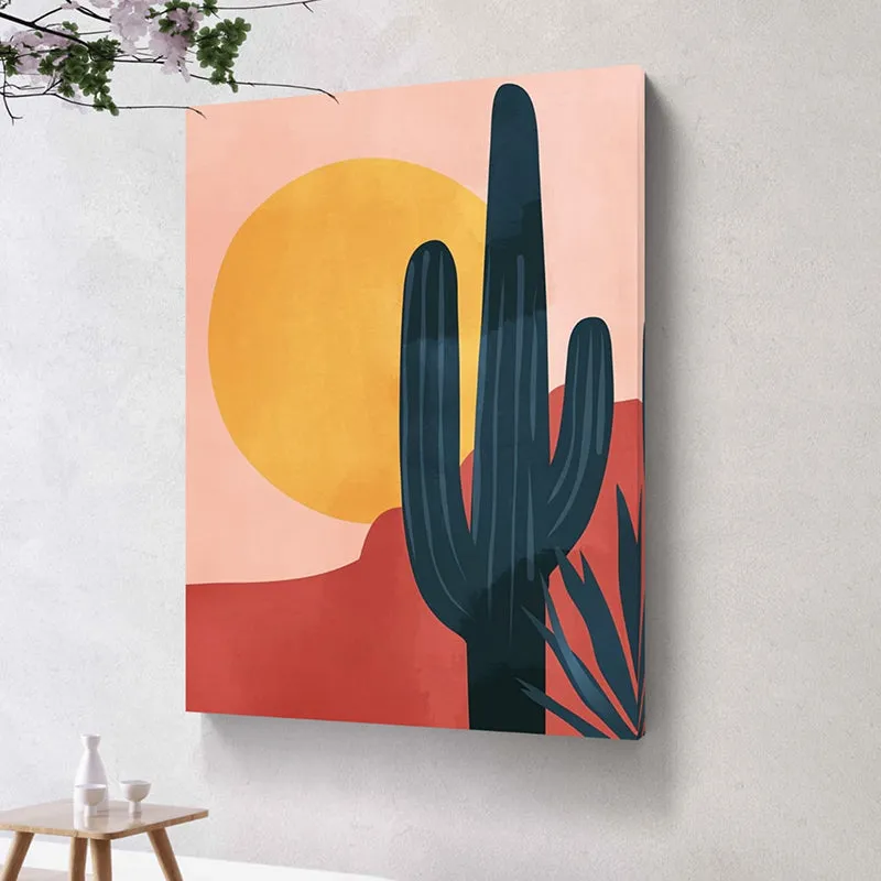Desert Sunsets Wall Painting media 4