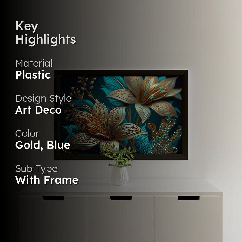 Azure Maze Wall Painting media 2