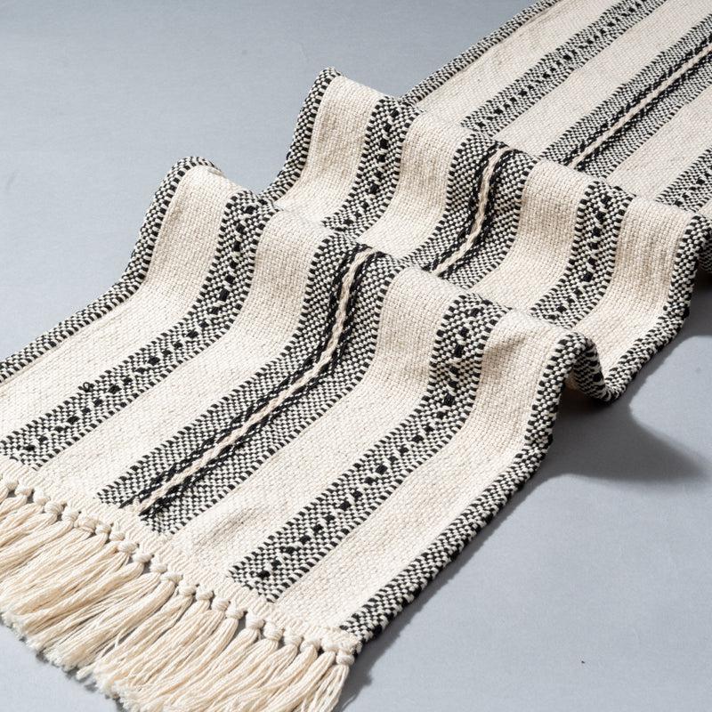 Lirael Hand Woven Cotton Table Runner media 3